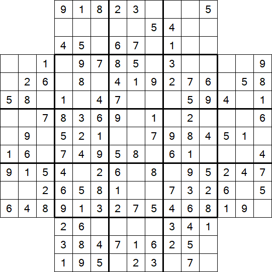 Flower Sudoku - Easy