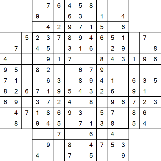 Flower Sudoku - Easy