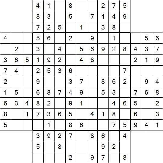 Flower Sudoku - Simple