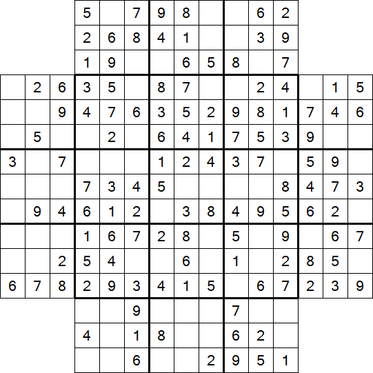 Flower Sudoku - Simple