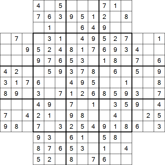 Flower Sudoku - Easy