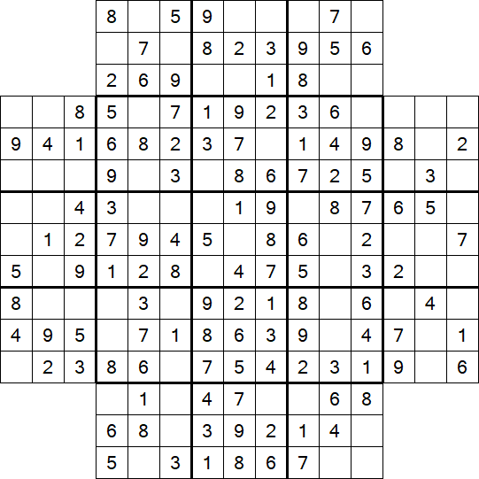 Flower Sudoku - Easy