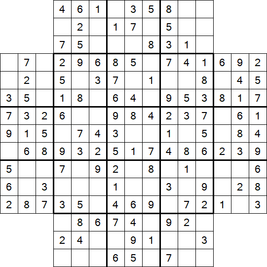 Flower Sudoku - Easy