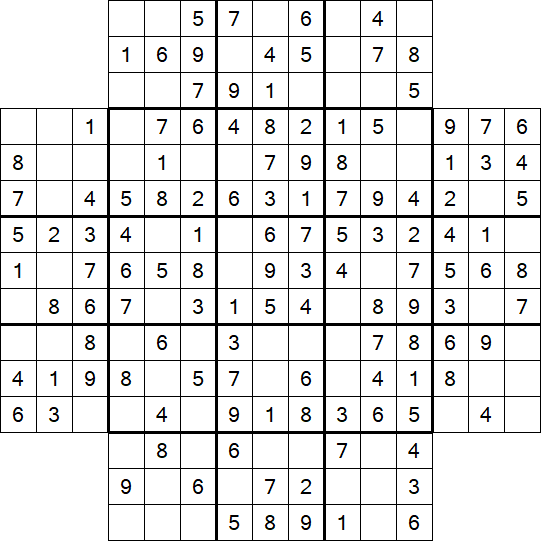 Flower Sudoku - Simple