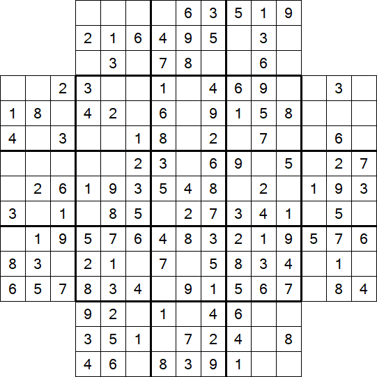 Flower Sudoku - Easy