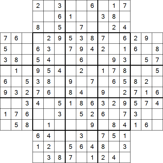 Flower Sudoku - Simple