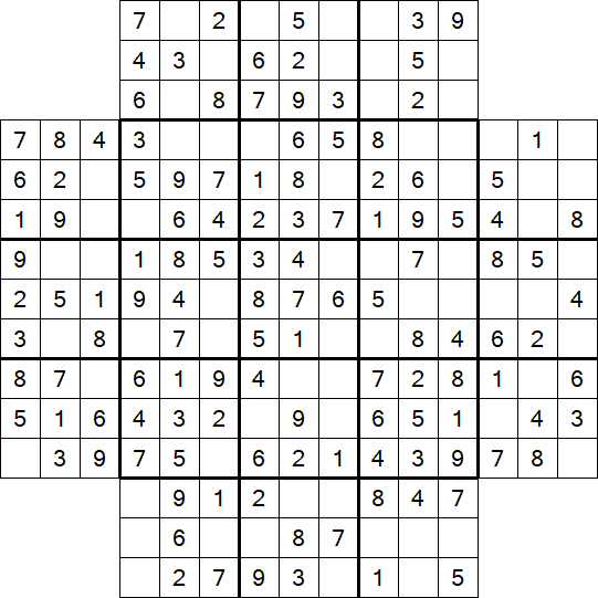 Flower Sudoku - Simple