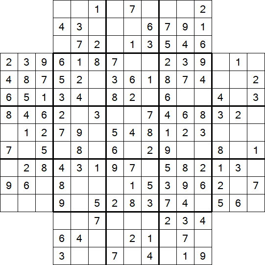 Flower Sudoku - Simple