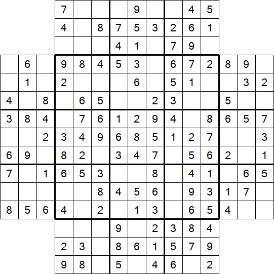 Flower Sudoku - Easy