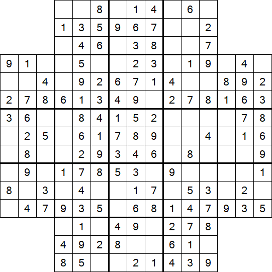 Flower Sudoku - Easy