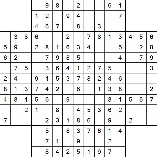 Flower Sudoku - Easy