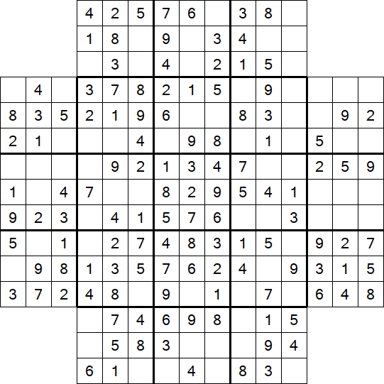 Flower Sudoku - Easy
