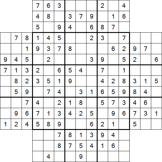 Flower Sudoku - Simple