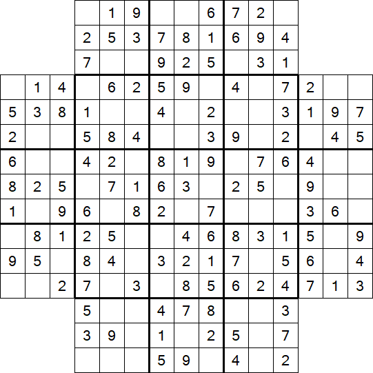 Flower Sudoku - Simple