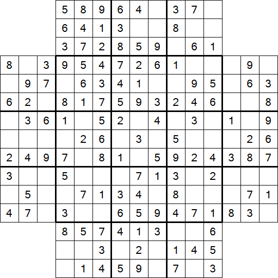 Flower Sudoku - Easy