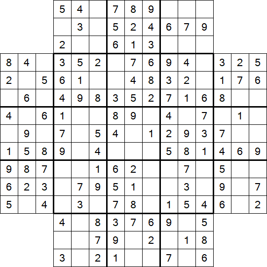 Flower Sudoku - Easy