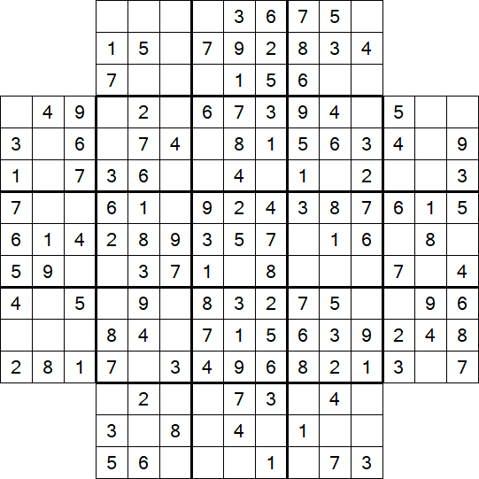 Flower Sudoku - Easy