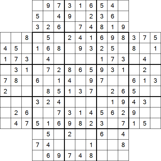 Flower Sudoku - Easy