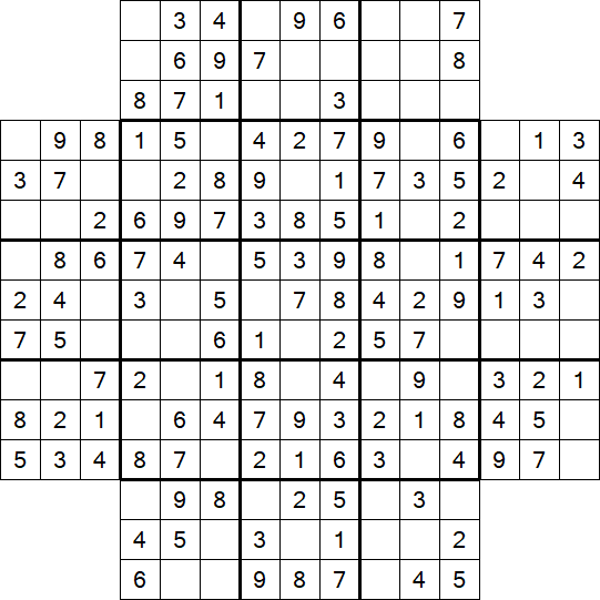 Flower Sudoku - Easy