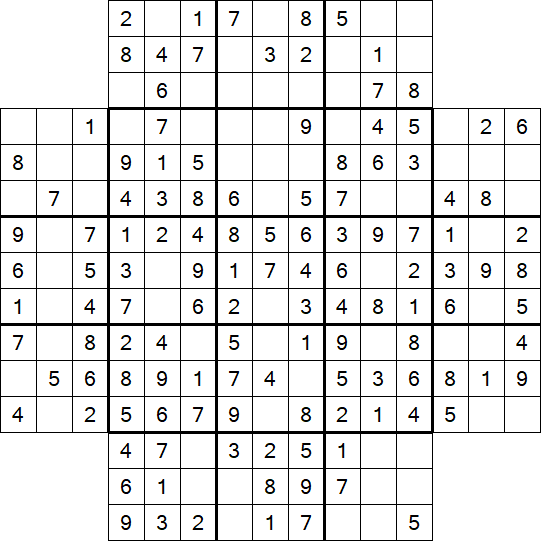 Flower Sudoku - Easy