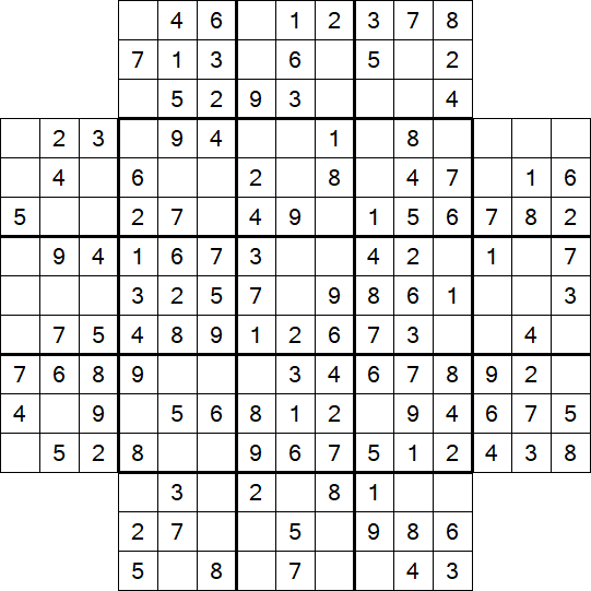 Flower Sudoku - Easy