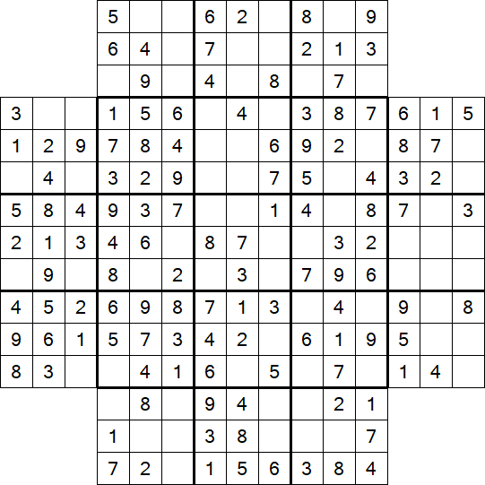 Flower Sudoku - Easy