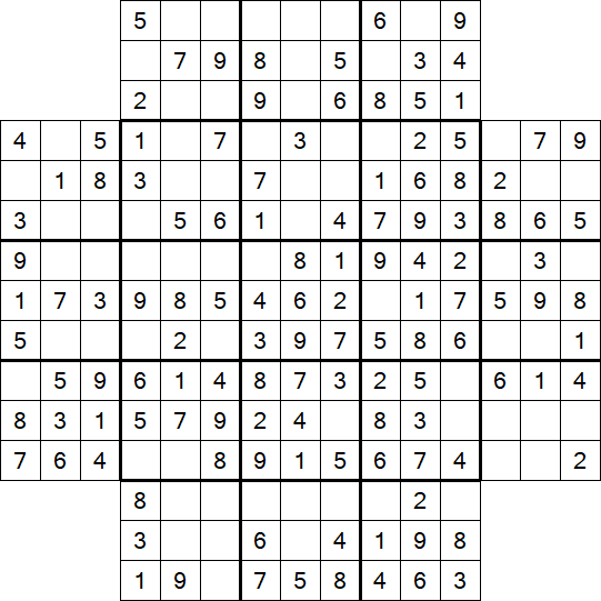 Flower Sudoku - Easy