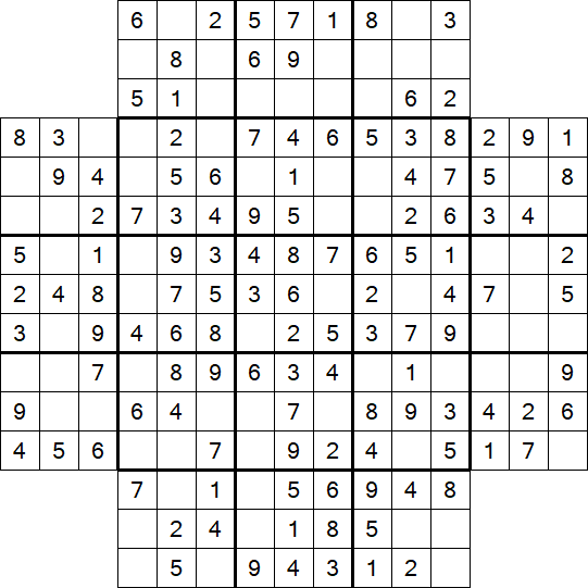 Flower Sudoku - Easy
