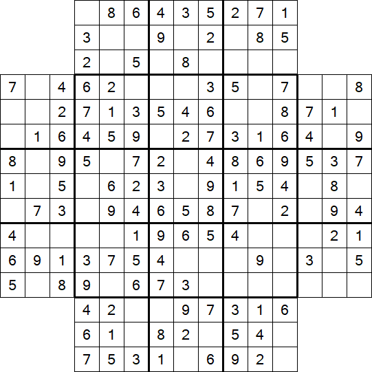 Flower Sudoku - Easy