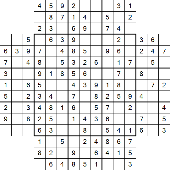 Flower Sudoku - Easy