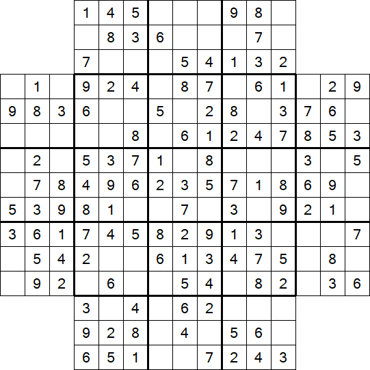 Flower Sudoku - Easy