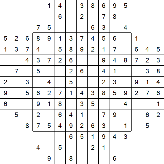Flower Sudoku - Easy