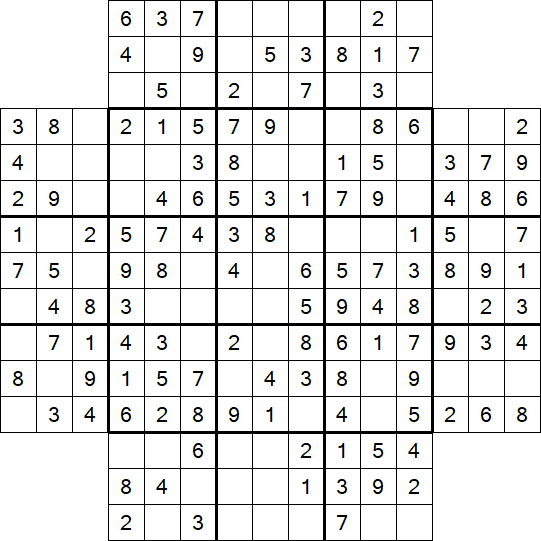Flower Sudoku - Easy