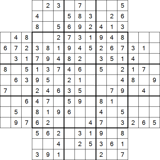 Flower Sudoku - Easy