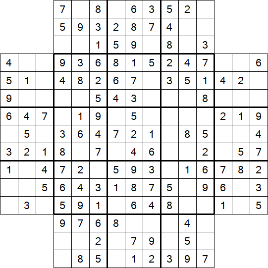 Flower Sudoku - Easy