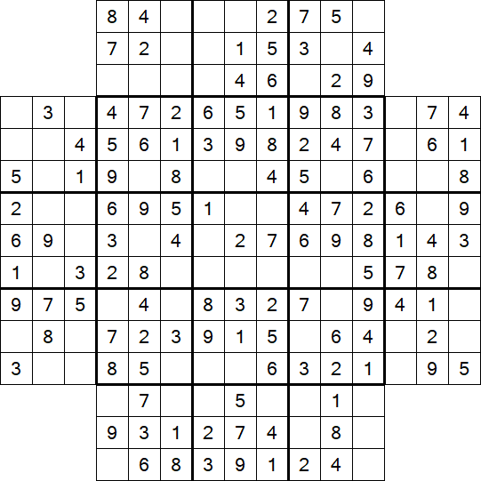 Flower Sudoku - Easy