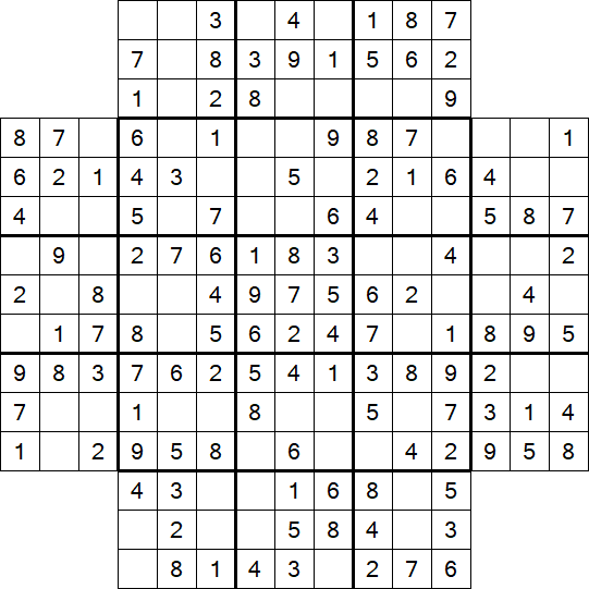 Flower Sudoku - Easy