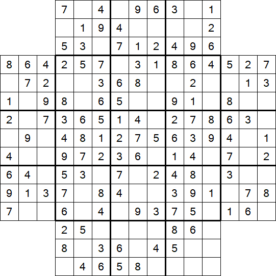 Flower Sudoku - Einfach