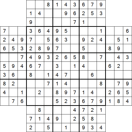Flower Sudoku - Easy