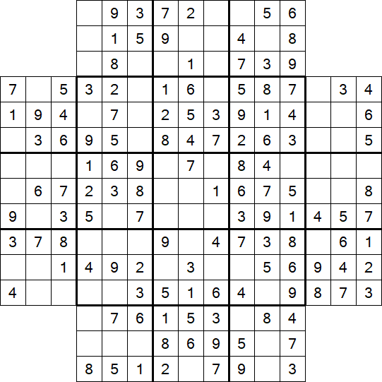 Flower Sudoku - Easy