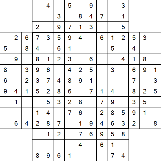 Flower Sudoku - Easy