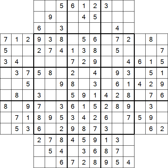 Flower Sudoku - Easy