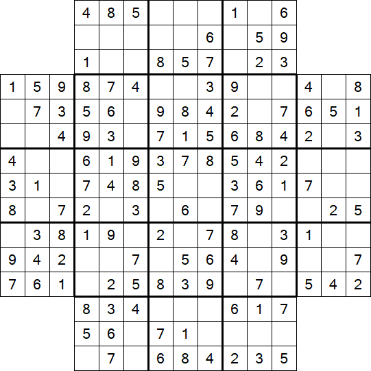 Flower Sudoku - Easy