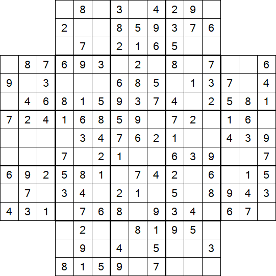 Flower Sudoku - Easy