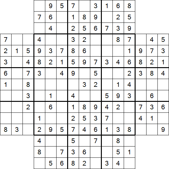 Flower Sudoku - Easy