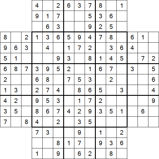 Flower Sudoku - Easy