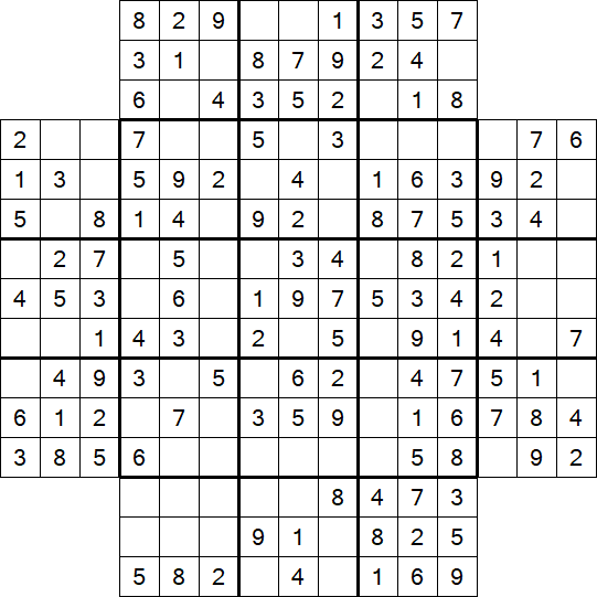 Flower Sudoku - Easy