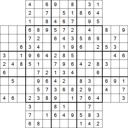 Flower Sudoku - Easy