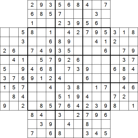 Flower Sudoku - Easy