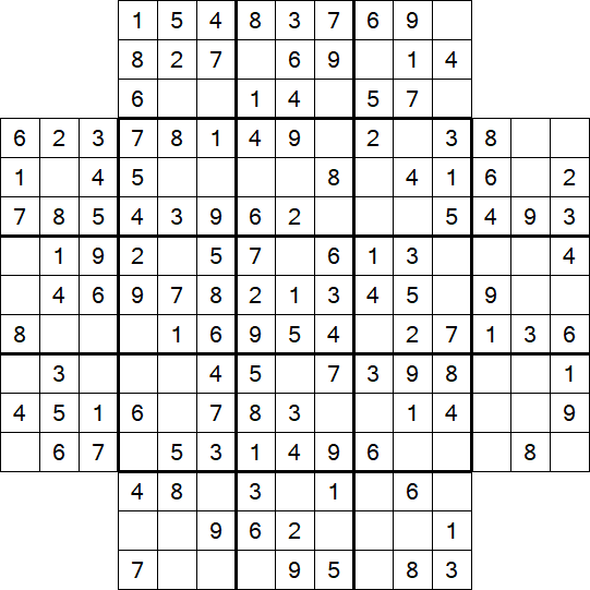 Flower Sudoku - Easy